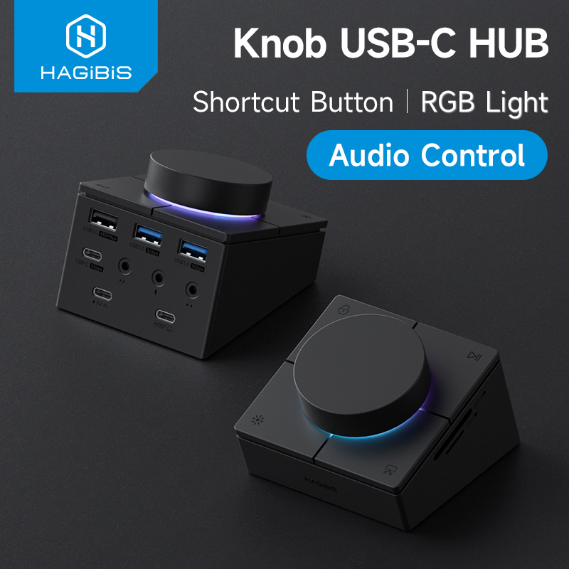 Usb Hub Gaming - Hagibis 손잡이 USB C 허브(단축 버튼