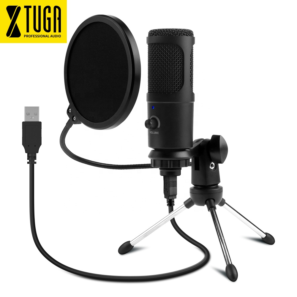 Gaming Microphone - XTUGA K30 전문 유선 스튜디오 녹음