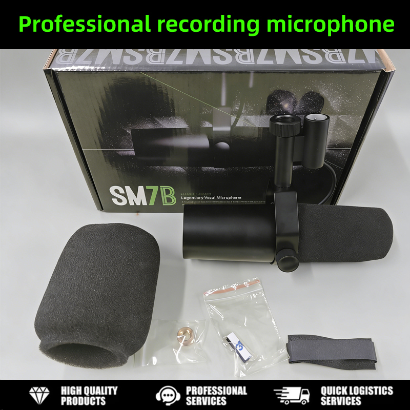 Gaming Microphone - SM7B 보컬 다이나믹 마이크 – XLR