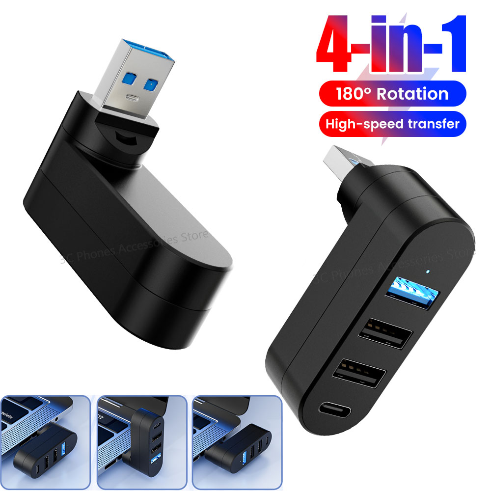 Usb Hub Gaming - 회전식 USB 허브 USB3.0 2.0 유형