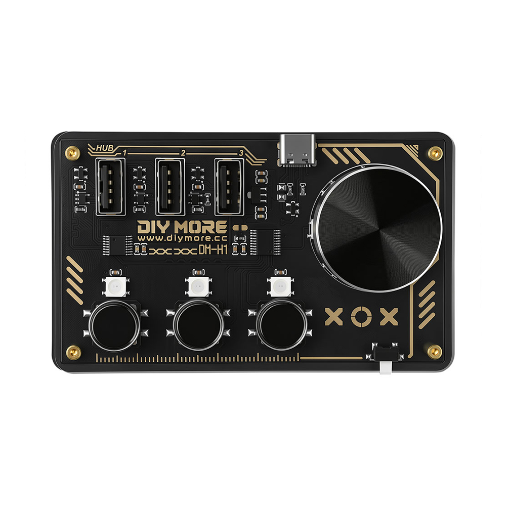 Usb Hub Gaming - HUB USB HID 컨트롤러 3키 노브