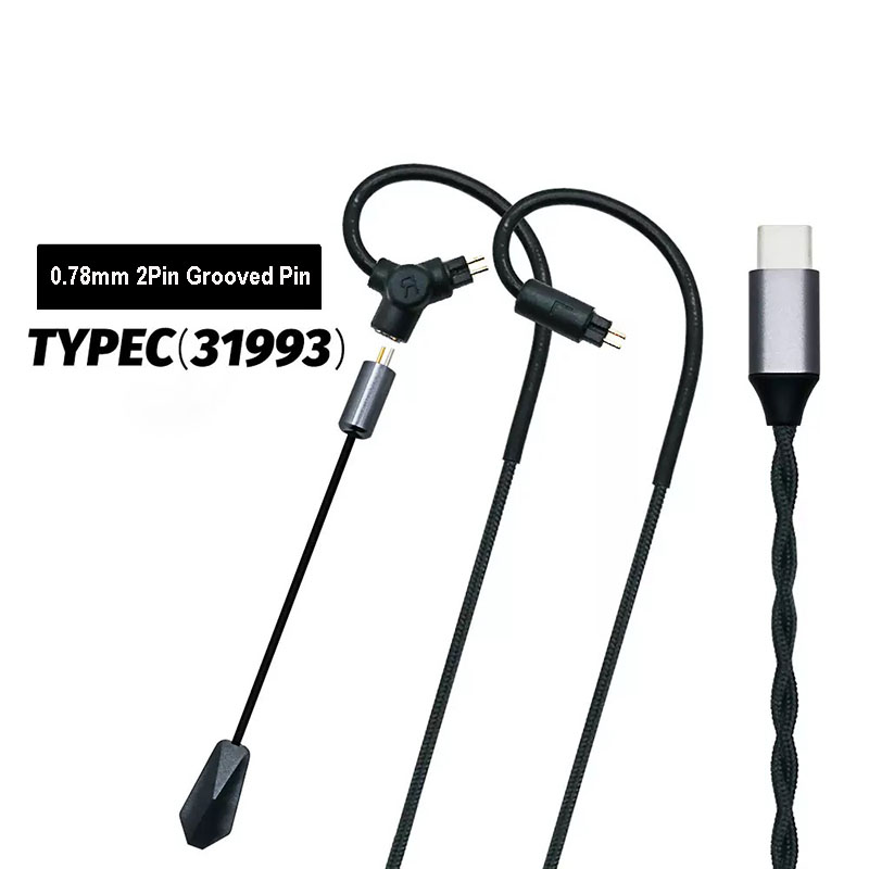 Gaming Microphone - 0.78 QDC MMCX 게이밍 이어폰 케이블