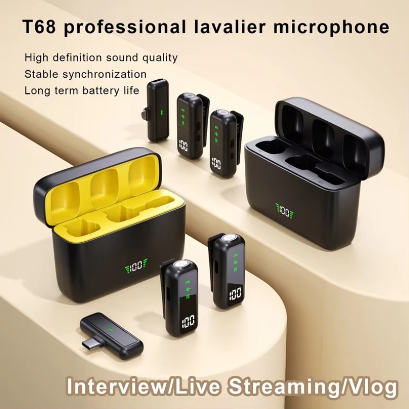 무선 라발리에 마이크 오디오 비디오 녹화 휴대용 미니  - Gaming Microphone 리뷰 및 가격