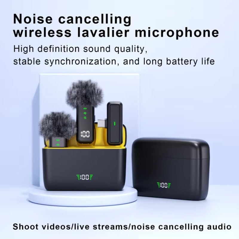 무선 라발리에 마이크 오디오 비디오 녹화 휴대용 미니  - Gaming Microphone 리뷰 및 가격