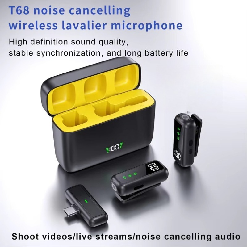 무선 라발리에 마이크 오디오 비디오 녹화 휴대용 미니  - Gaming Microphone 리뷰 및 가격