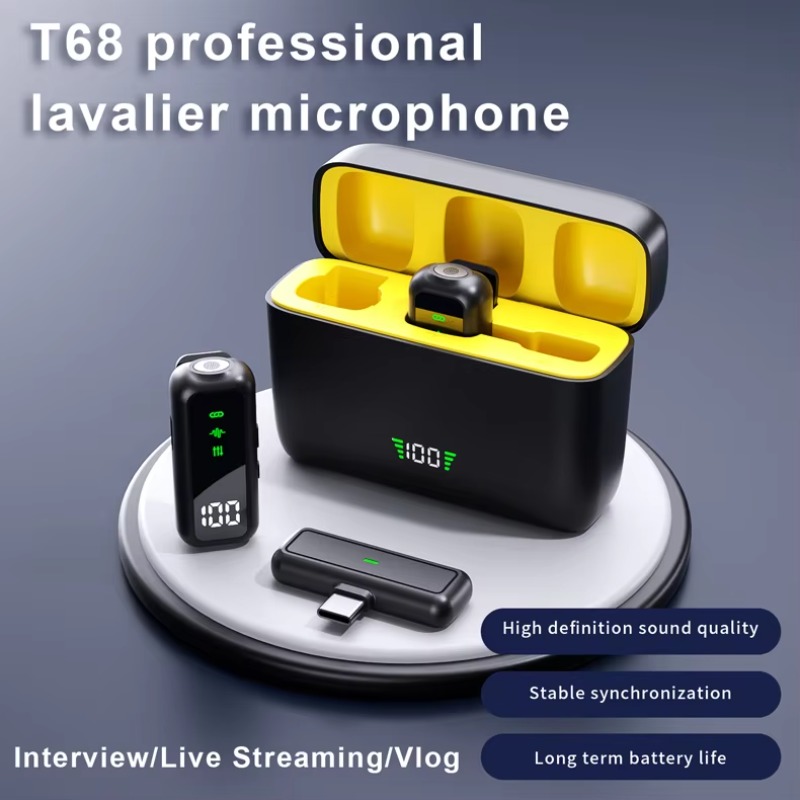 무선 라발리에 마이크 오디오 비디오 녹화 휴대용 미니  - Gaming Microphone 리뷰 및 가격