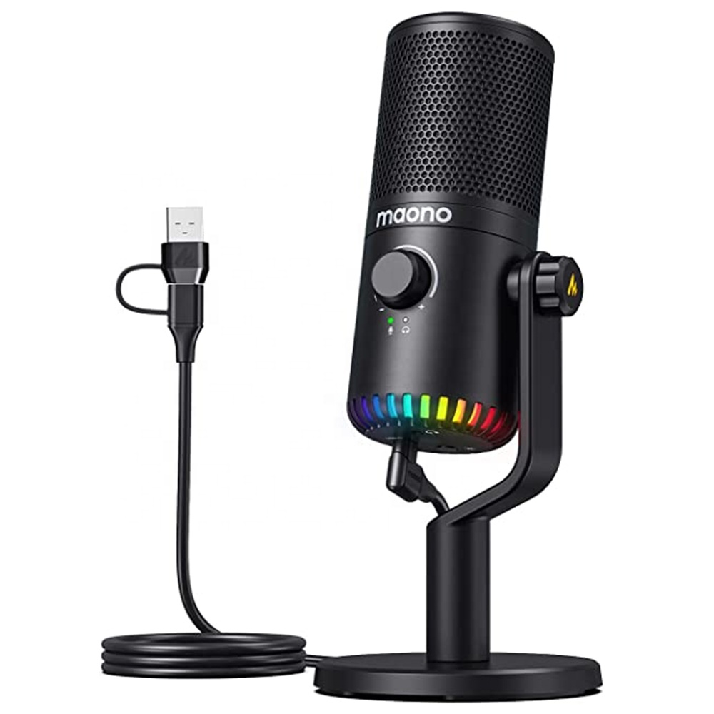 MAONO PC 프로그래밍 가능 RGB 게이밍 마이크  - Gaming Microphone 리뷰 및 가격