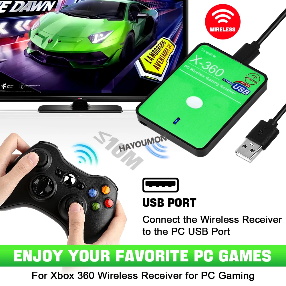 무선 게임 수신기 USB 컨트롤러 게임패드 변환기 PC - Pc Gaming Xbox Controller 리뷰 및 가격