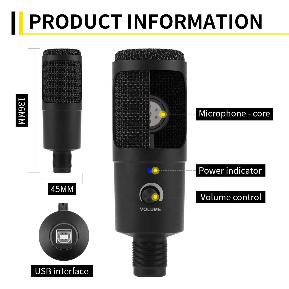 XTUGA K30 전문 유선 스튜디오 녹음 카라오케 삼 - Gaming Microphone 리뷰 및 가격