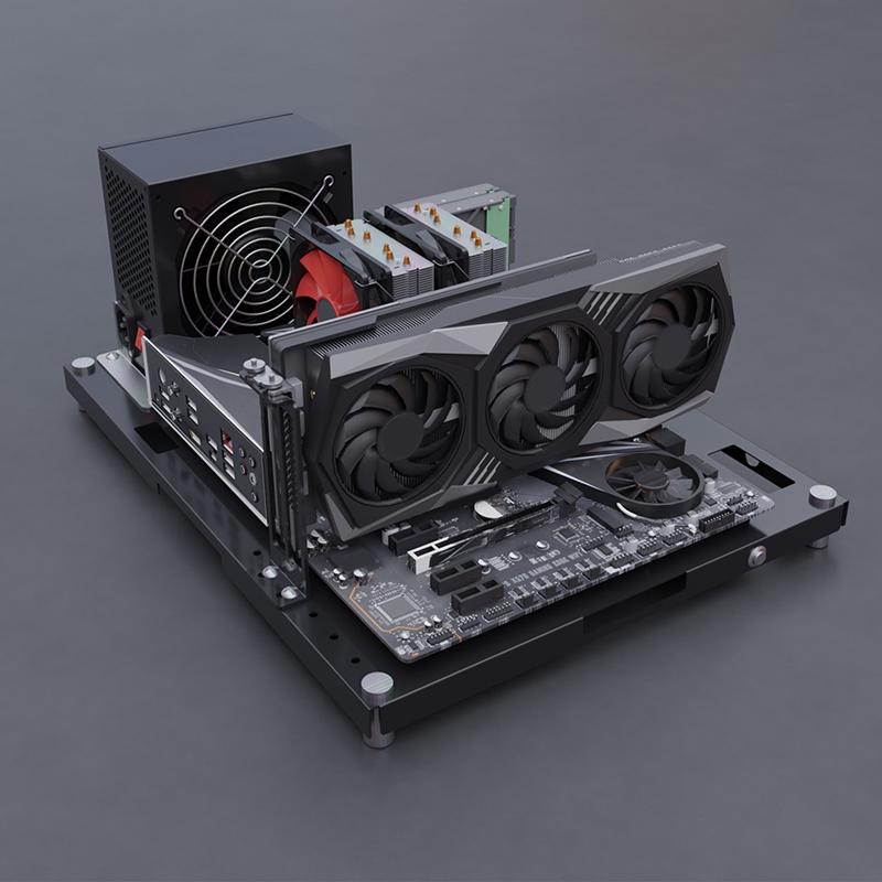 PC 테스트용 오픈 섀시 랙 벤치 오픈 프레임 DIY  - Pc Gaming Test 리뷰 및 가격