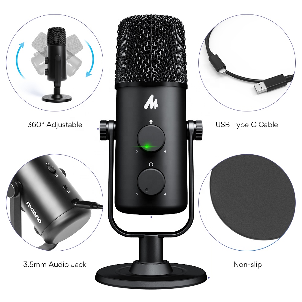 MAONO USB-C 타입 PC 스튜디오 콘덴서 마이크 - Gaming Microphone 리뷰 및 가격