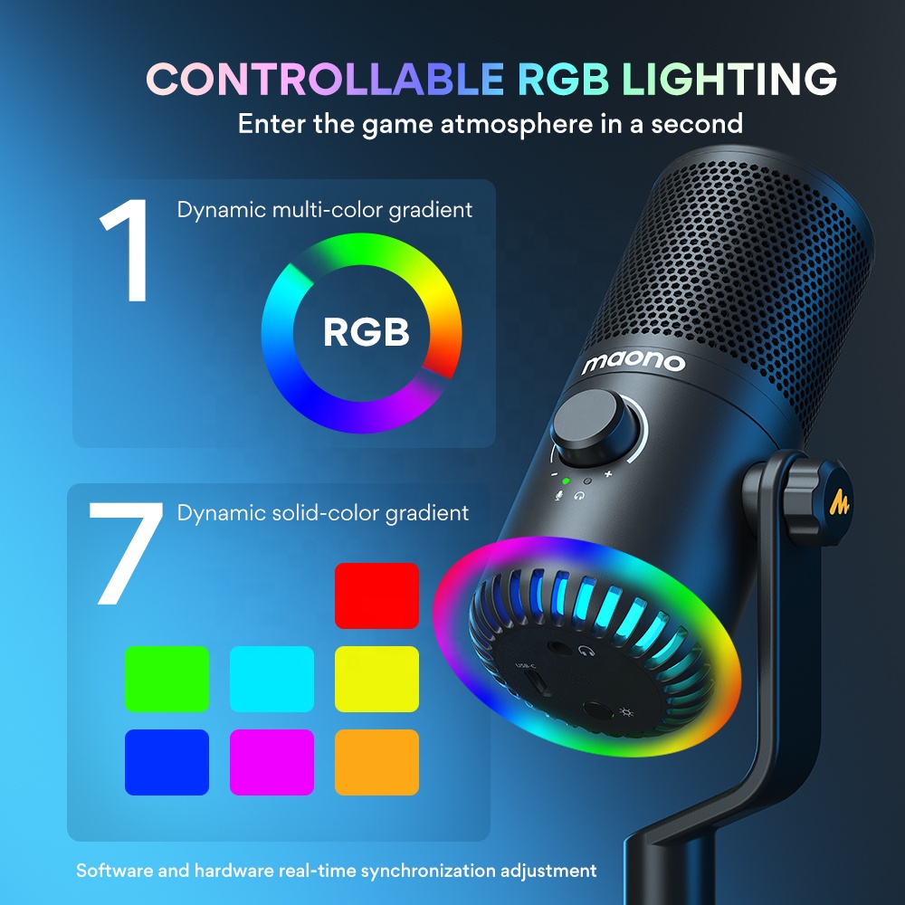 마오노 DM30 프로그래밍 가능 RGB 게이밍 마이크  - Gaming Microphone 리뷰 및 가격