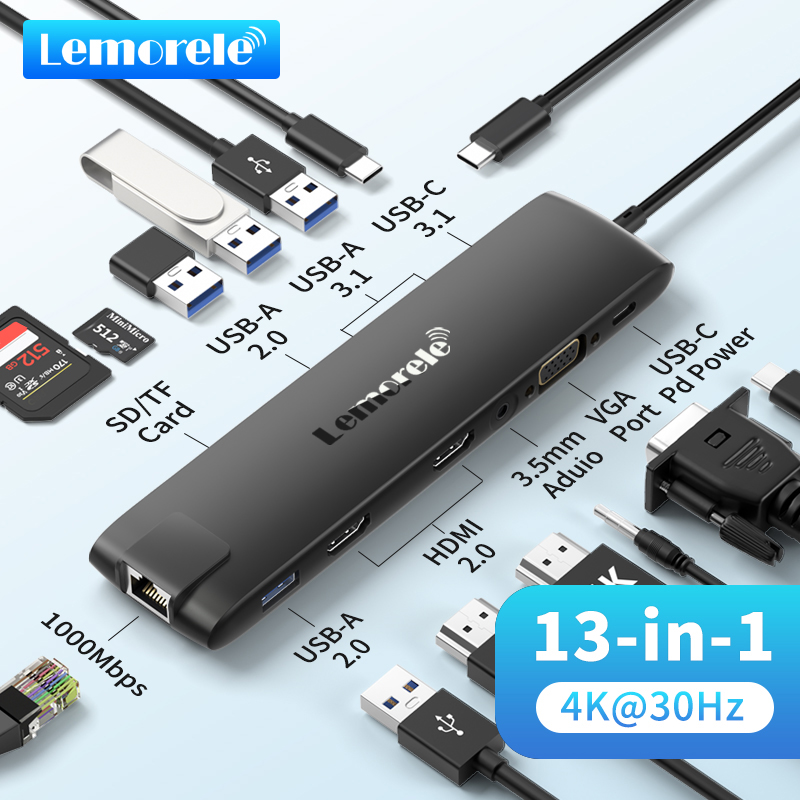 Lemorele TC96 USB 허브 USB 3.1 도 - Usb Hub Gaming 리뷰 및 가격