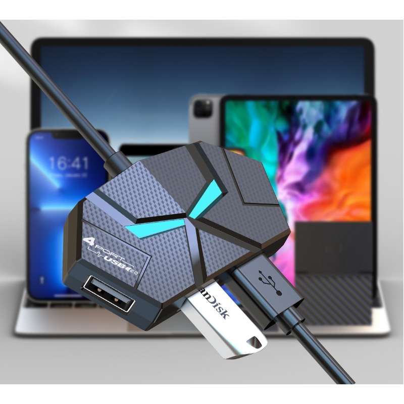 0.6CM/1.2M 허브 7 포트 호환 USB2.0 확 - Usb Hub Gaming 리뷰 및 가격