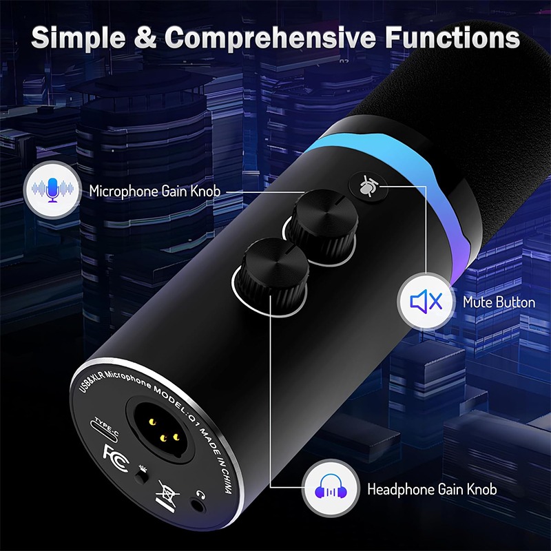 붐 암 스탠드가 있는 USB 게이밍 마이크, 노이즈 캔 - Gaming Microphone 리뷰 및 가격